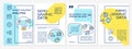 Smart content analytics brochure template