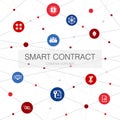 Smart Contract trendy web template with