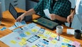 Smart developer compare Ux Ui design and planning for development. Convocation.