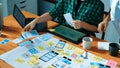 Smart developer compare Ux Ui design and planning for development. Convocation.