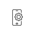 Smart Device line icon