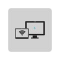 1smart devices icon vector illustration design template Royalty Free Stock Photo