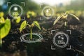 Smart digital agriculture technology by futuristic sensor