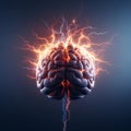 Smart Electric Brain: Lightning Connection. Generative AI