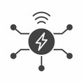 Smart Energy icon vector image. Royalty Free Stock Photo