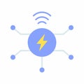 Smart Energy icon vector image. Royalty Free Stock Photo