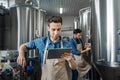 Smart factory, modern brewery management and craft beverage production