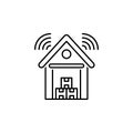 Smart farm, warehouse icon. Element of smart farm thin line icon