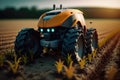 Smart farming and sustainable advanced technology Royalty Free Stock Photo