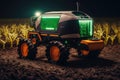 Smart farming and sustainable advanced technology Royalty Free Stock Photo