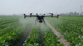 Smart farming technology using AI-powered drones and automated irrigation systems