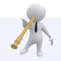 Smart figure with flute