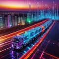 Smart fleet delivery logistics for trucks using Artificial Intelligence and Information Technology