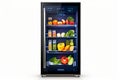 smart fridge panel a touchscreen interface embedded into a refri Royalty Free Stock Photo