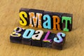 Smart goals health wellness education hard work strategy