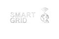 SMART GRID concept white background 3d Royalty Free Stock Photo