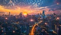 Smart grids manage energy distribution efficiently and reduce waste