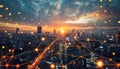 Smart grids manage energy distribution efficiently and reduce waste