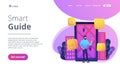 Smart guide landing page.
