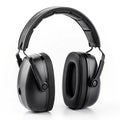 Smart hearing protection earmuffs with Bluetooth Royalty Free Stock Photo