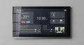 Smart Home Automation Control Panel on. Royalty Free Stock Photo