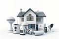 Smart home automation enhances real-time monitoring for protection, safeguarding privacy with emergency alarm responses, high-secu