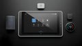 Smart Home Automation System Control Panel, Devices, IoT Royalty Free Stock Photo