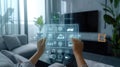 Smart Home Control Concept AIG41 Royalty Free Stock Photo