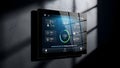 Smart Home Control Panel Automation, Energy Efficiency, IoT Royalty Free Stock Photo