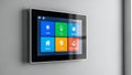 Smart Home Control Panel Automation Interface, Touchscreen Royalty Free Stock Photo