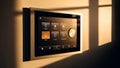 Smart Home Control Panel Automation, Security, Climate Royalty Free Stock Photo