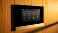 Smart Home Control Panel Automation, Security, Climate Royalty Free Stock Photo