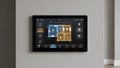 Smart Home Control Panel Automation, Security, and Energy Efficiency Royalty Free Stock Photo