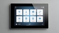 Smart Home Control Panel Automation, Security, Energy Efficiency Royalty Free Stock Photo