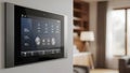 Smart Home Control Panel Automation, Security, Lighting System Royalty Free Stock Photo