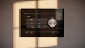 Smart Home Control Panel Automation, Security, Lighting System Royalty Free Stock Photo