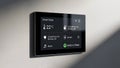 Smart Home Control Panel Automation, Security, Temperature Royalty Free Stock Photo