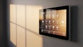Smart Home Control Panel, Automation System, Home Security Royalty Free Stock Photo