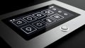 Smart Home Control Panel Automation System Interface Royalty Free Stock Photo
