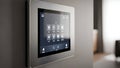 Smart Home Control Panel Automation System Touchscreen Interface Royalty Free Stock Photo