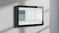 Smart Home Control Panel, Automation System, Touchscreen Interface Royalty Free Stock Photo