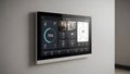 Smart Home Control Panel Automation, Technology, IOT Royalty Free Stock Photo