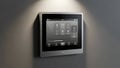 Smart Home Control Panel Climate, Security, Lighting Automation Royalty Free Stock Photo