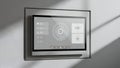 Smart Home Control Panel Modern Touchscreen Interface for Automation, Security, and Climate Royalty Free Stock Photo