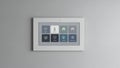 Smart Home Control Panel - Modern Touchscreen Interface for Security, Lighting, and Entertainment Royalty Free Stock Photo