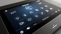 Smart Home Control Panel Temperature, Automation, IOT Interface Royalty Free Stock Photo