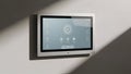 Smart Home Control Panel Touchscreen - Modern Home Automation System Royalty Free Stock Photo