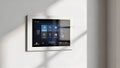 Smart Home Control Panel on Wall Royalty Free Stock Photo