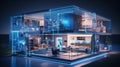 Smart home design concept. Generative AI Royalty Free Stock Photo