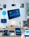 smart home devices connected to each other through internet
